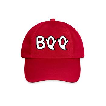 BOO Geister  - Baseballkappe - klassisch Rot - Vorne