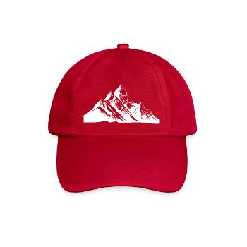Berge Gipfel - Baseballkappe - klassisch Rot - Vorne