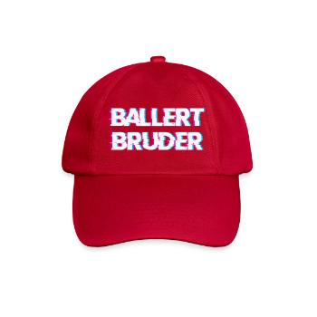 Hardtekk Tekk - Baseballkappe - klassisch Rot - Vorne