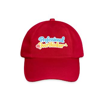 Professional OVERTHINKER - Baseballkappe - klassisch Rot - Vorne