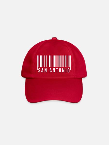 San Antonio Barcode - Baseballkappe - klassisch Rot