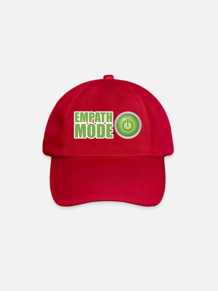 Empath Mode Grünes Design der Ein-/Aus-Taste - Baseballkappe - klassisch Rot