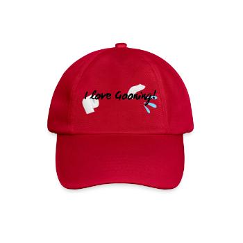 Ich liebe es, lustige Klamotten zu tragen - Baseballkappe - klassisch Rot - Vorne