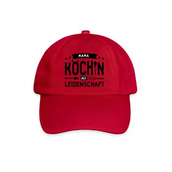 köchin mama kochen küche beste mutter mom lecker  - Baseballkappe - klassisch Rot - Vorne