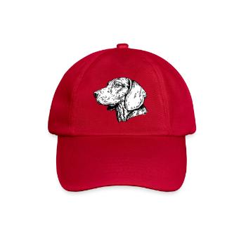 Schweisshunde Portrait - Baseballkappe - klassisch Rot - Vorne