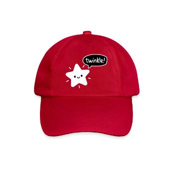Funkeln! - Niedlicher Stern Kawaii - Baseballkappe - klassisch Rot - Vorne