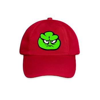 Frosch wütend sauer böse unglücklich verärgert süß - Baseballkappe - klassisch Rot - Vorne