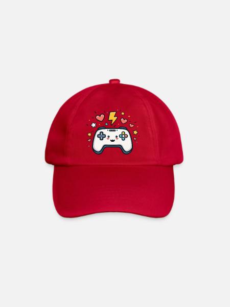 Kawaii Spielcontroller Funkelnd - Baseballkappe - klassisch Rot