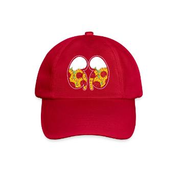 Organspende Transplantation Nierenspender - Baseballkappe - klassisch Rot - Vorne