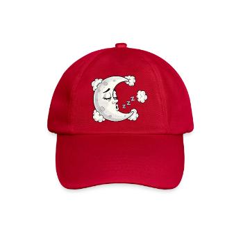 Mondkuss Schlaftraum Cartoon - Baseballkappe - klassisch Rot - Vorne