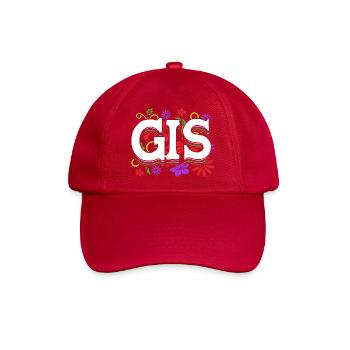 GIS Kartografie Kartograf Geography Geografie - Baseballkappe - klassisch Rot - Vorne