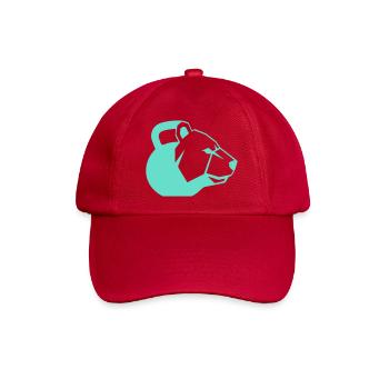KettleBear mint - Baseballkappe - klassisch Rot - Vorne