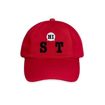 shit - Baseballkappe - klassisch Rot - Vorne