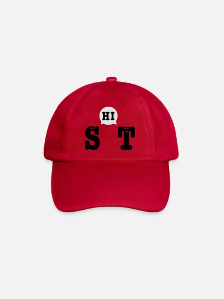 shit - Baseballkappe - klassisch Rot