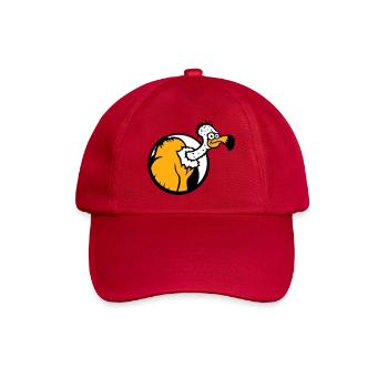 Geier Aasfresser Vogel lustig Geiern Aasgeier Spaß - Baseballkappe - klassisch Rot - Vorne
