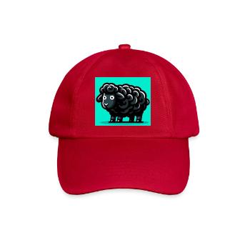 Schwarzes Schaf - Baseballkappe - klassisch Rot - Vorne