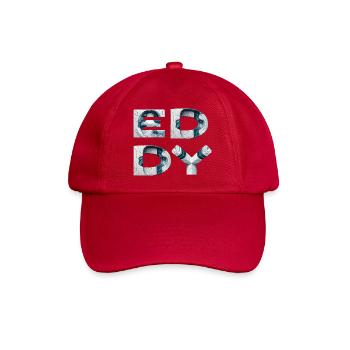 Eddy Cracked Glyphs - Baseballkappe - klassisch Rot - Vorne