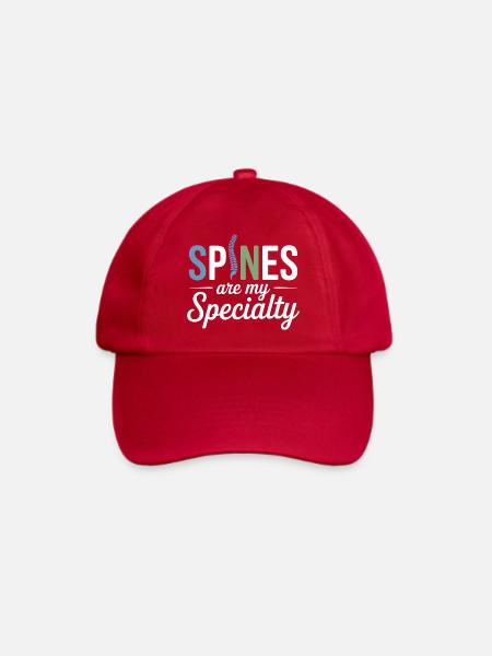 Lizenzierte DC Professional Spinal Adjustment Apparel - Baseballkappe - klassisch Rot