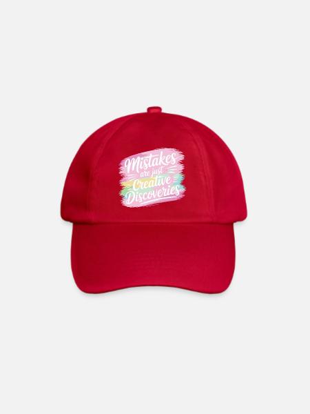 Creative Discoveries Motivation Design - Baseballkappe - klassisch Rot