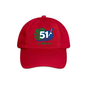 La Marne 51 Weinberg - Baseballkappe - klassisch Rot - Vorne
