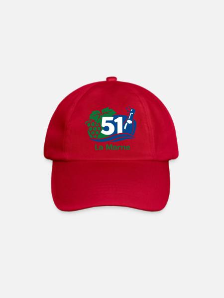 La Marne 51 Weinberg - Baseballkappe - klassisch Rot