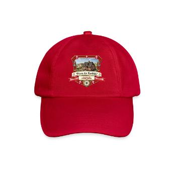Wozu Karibik? Ich will nach Hvide Sande! - Baseballkappe - klassisch Rot - Vorne
