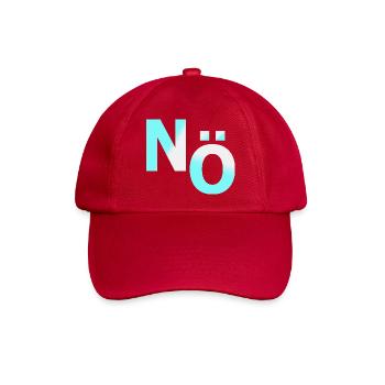 Nö Nein Dagegen Demo - Baseballkappe - klassisch Rot - Vorne