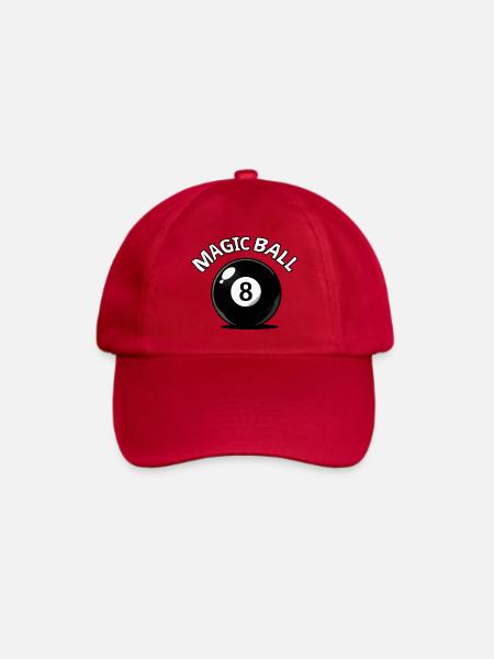MagicBall - Baseballkappe - klassisch Rot