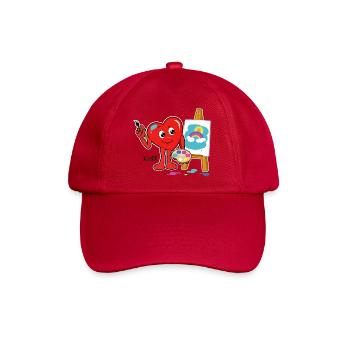 Mucki Kreativ - Baseballkappe - klassisch Rot - Vorne