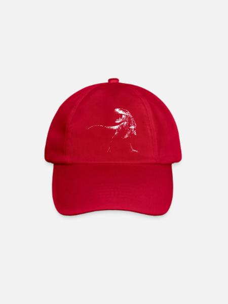 Dinosaurier - Tyrannosaurus - T-Rex - Baseballkappe - klassisch Rot