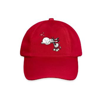 Es ist knutsch Esel Zeit - Baseballkappe - klassisch Rot - Vorne