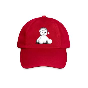 Bärchen - Baseballkappe - klassisch Rot - Vorne