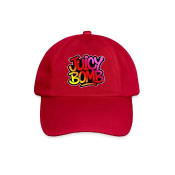 Juicy bomb - Baseballkappe - klassisch Rot - Vorne