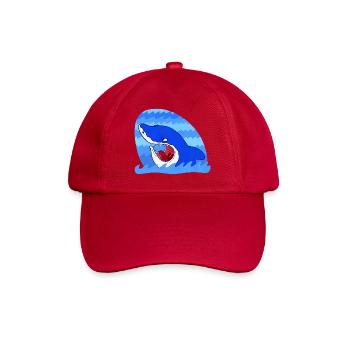 Grim Shark - Baseballkappe - klassisch Rot - Vorne