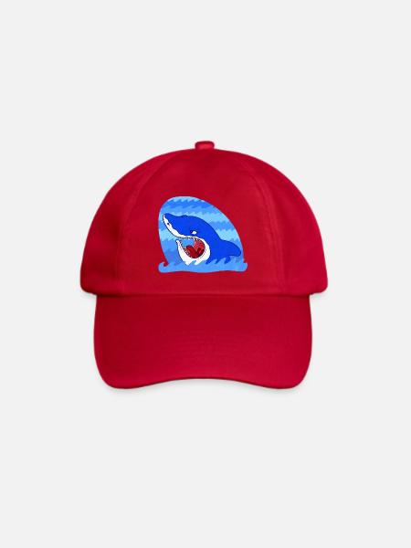 Grim Shark - Baseballkappe - klassisch Rot