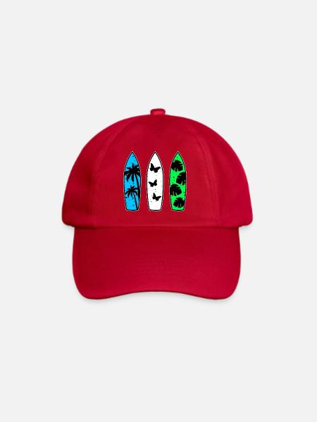 Surfboards - Baseballkappe - klassisch Rot