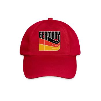 Germany - Baseballkappe - klassisch Rot - Vorne