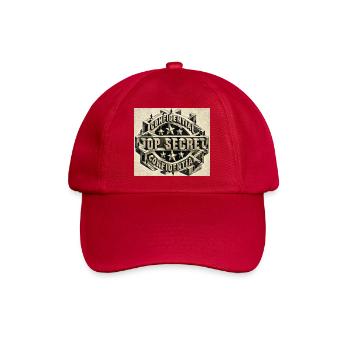 Streng geheime geometrische Schatzkammern - Baseballkappe - klassisch Rot - Vorne