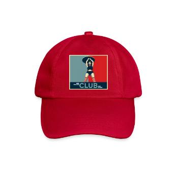 Der kleinste Club der Stadt Blau-Rot - Baseballkappe - klassisch Rot - Vorne