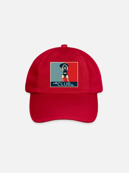 Der kleinste Club der Stadt Blau-Rot - Baseballkappe - klassisch Rot