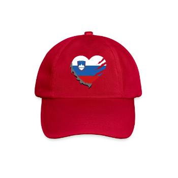 Slowenien - Slowenien - Baseballkappe - klassisch Rot - Vorne