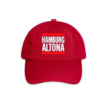 Hamburg Altona Großschrift - Baseballkappe - klassisch Rot - Vorne
