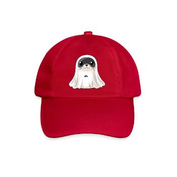 Robbe Tier Halloween Geist - Baseballkappe - klassisch Rot - Vorne