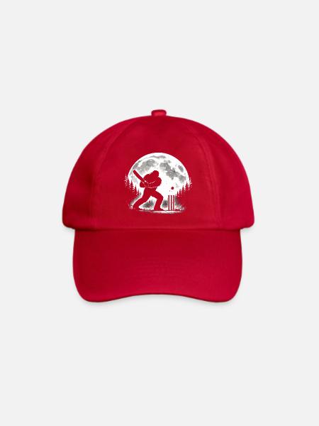 Bigfoot Kricket spielen - Baseballkappe - klassisch Rot