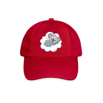 Traumhafter Koala auf Schnullerwolke - Baseballkappe - klassisch Rot - Vorne