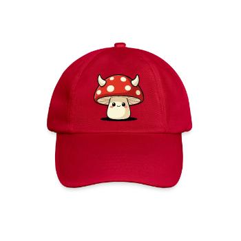 Dark Mushroom Mischief Cottagecore Graphic - Baseballkappe - klassisch Rot - Vorne