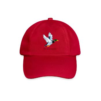 Ceci est un Canard - Baseballkappe - klassisch Rot - Vorne