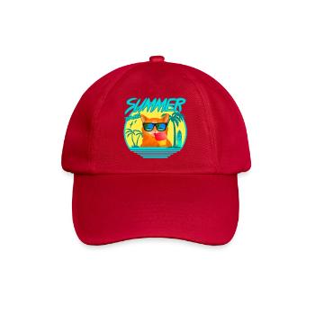 SUMMERCAT WITH ICE - Baseballkappe - klassisch Rot - Vorne