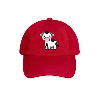 Kuh Kühe - Baseballkappe - klassisch Rot - Vorne