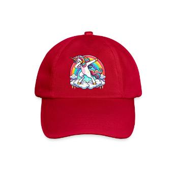 Einhörner Dabbing Dab Einhorn Unicorn Frauen - Baseballkappe - klassisch Rot - Vorne